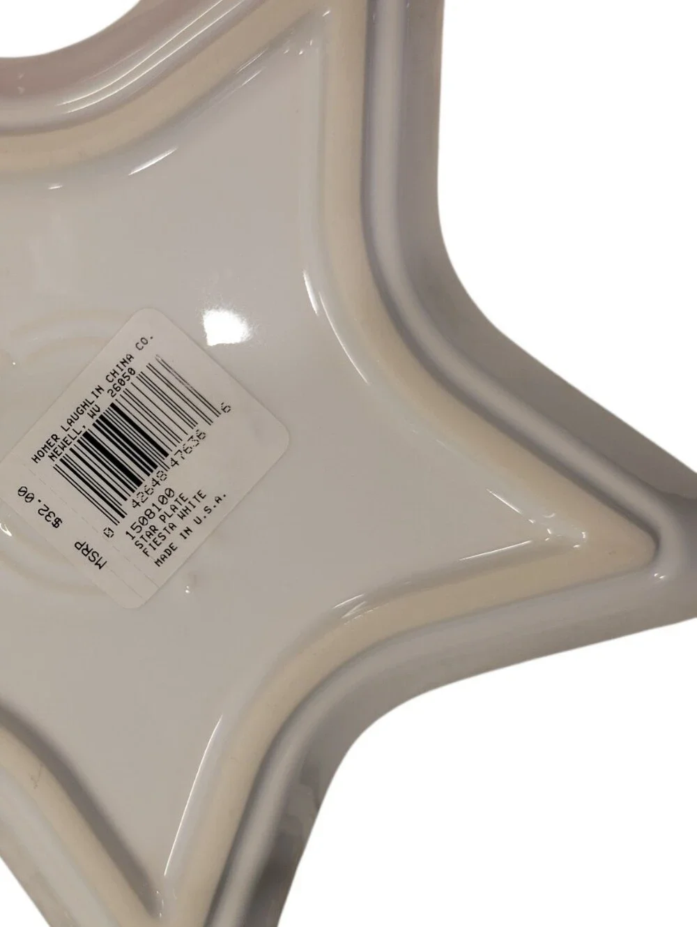Fiesta Star Shaped Plates Set of 3 Scarlet White Cobalt NWT USA